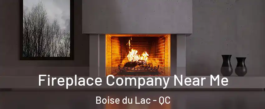  Fireplace Company Near Me Boise du Lac - QC
