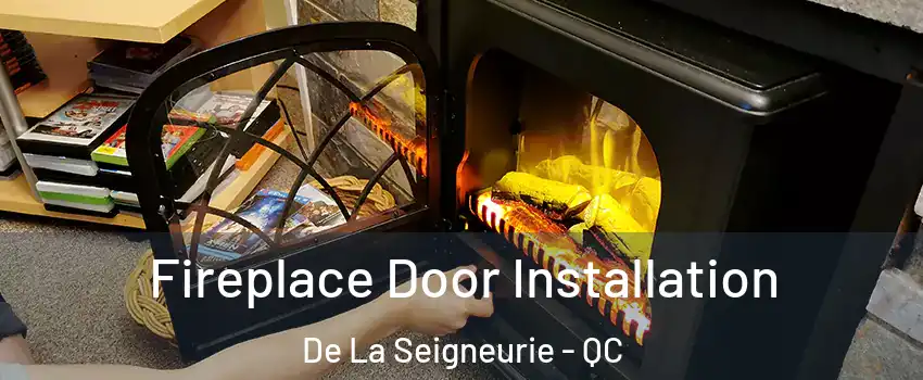  Fireplace Door Installation De La Seigneurie - QC