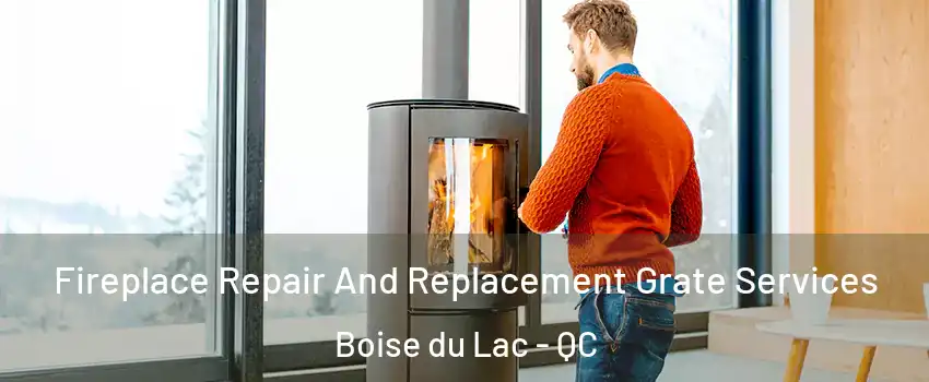  Fireplace Repair And Replacement Grate Services Boise du Lac - QC