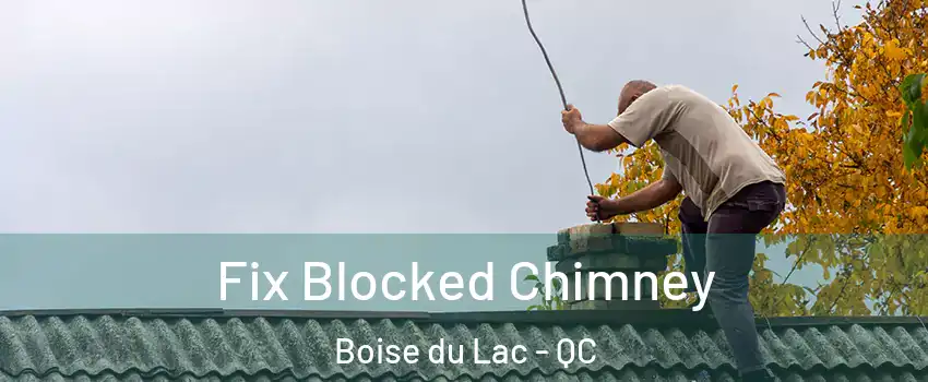  Fix Blocked Chimney Boise du Lac - QC
