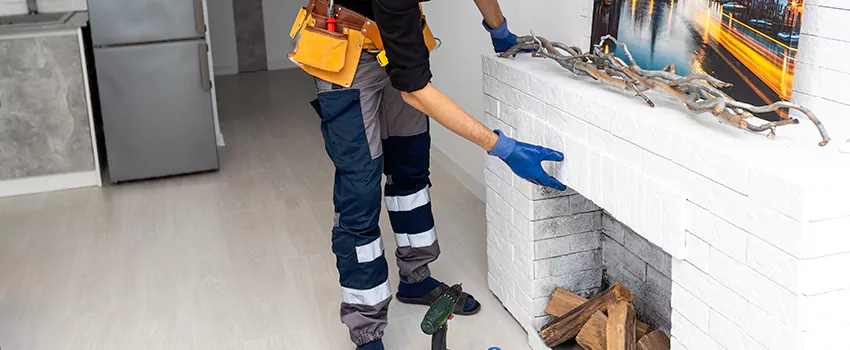 Outdoor Fireplace Restoration in Boisbriand, Quebec