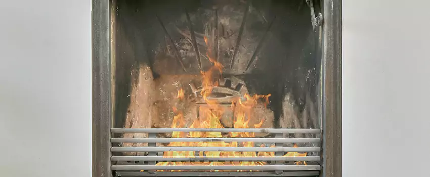 Travis Industries Linear Gas Fireplace Installation in Boisbriand, Quebec