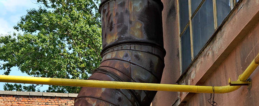 Lightning Protection Installation System for Industrial Chimneys in Boisbriand, Quebec