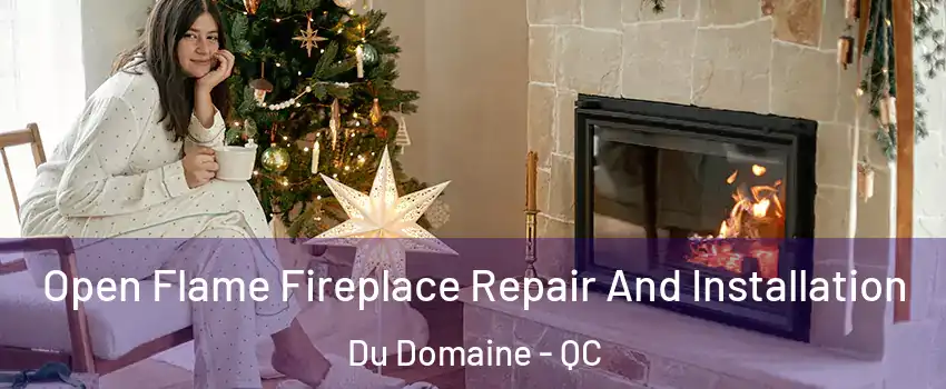  Open Flame Fireplace Repair And Installation Du Domaine - QC
