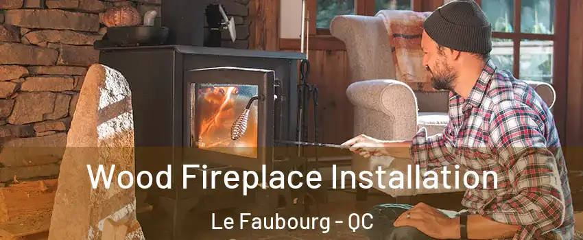  Wood Fireplace Installation Le Faubourg - QC